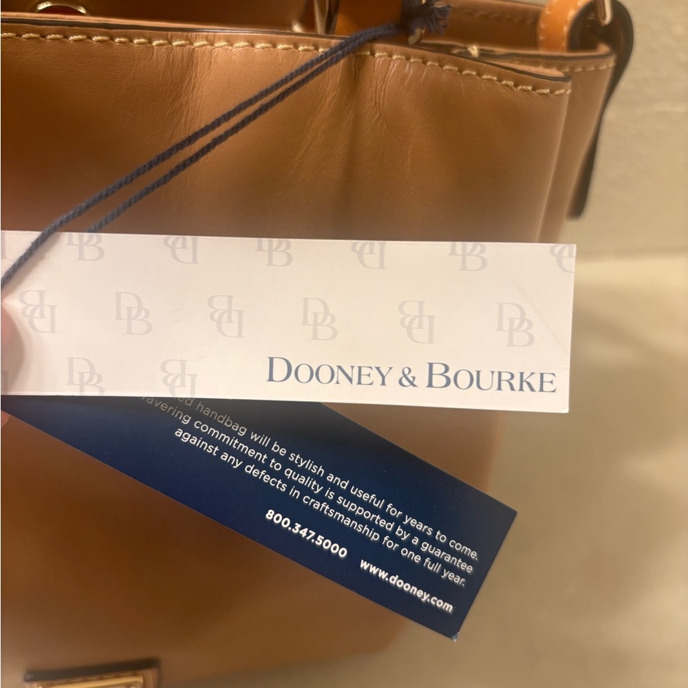 Dooney & Bourke Smooth Leather Satchel - Picture 3 of 11